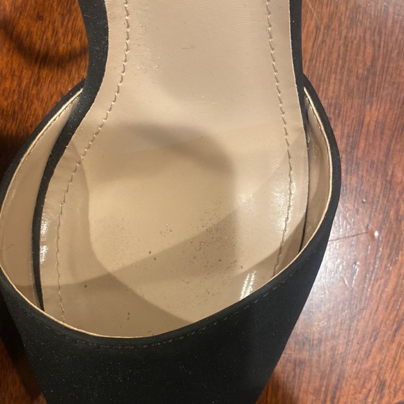 Black Suede Mary Jane Heels - Picture 7 of 7